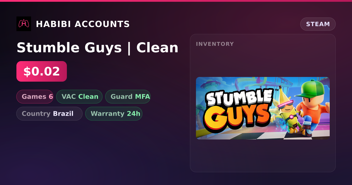 Stumble Guys | Clean — HabibiAccounts