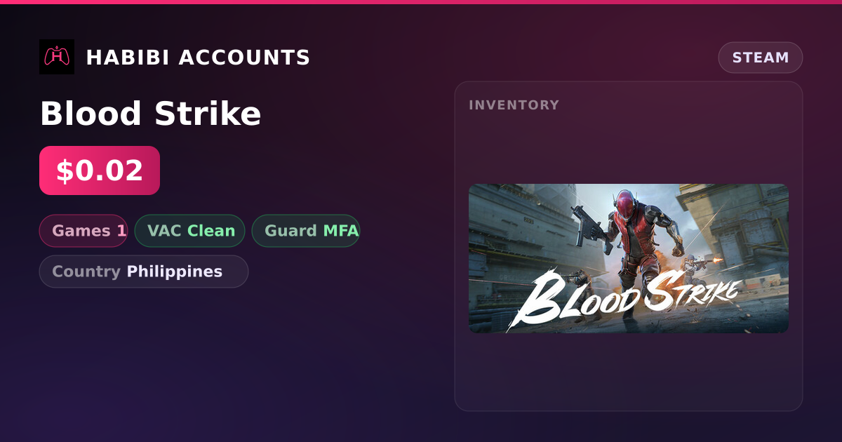 Blood Strike — HabibiAccounts