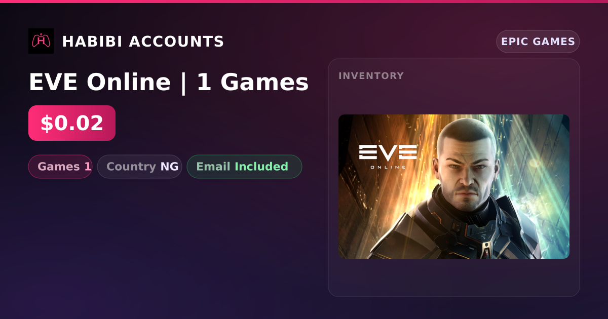 EVE Online | 1 Games — HabibiAccounts