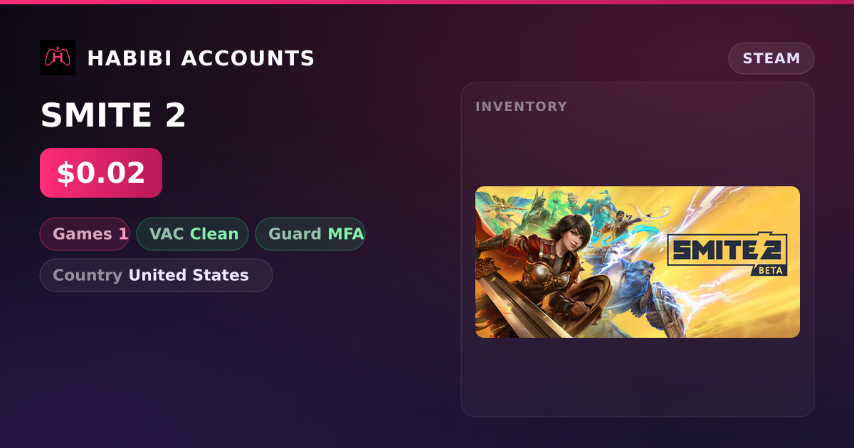 SMITE 2 — HabibiAccounts