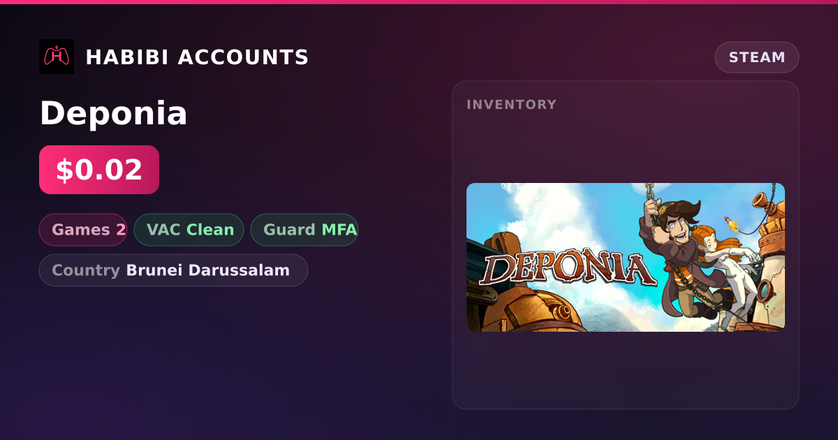 Deponia — HabibiAccounts