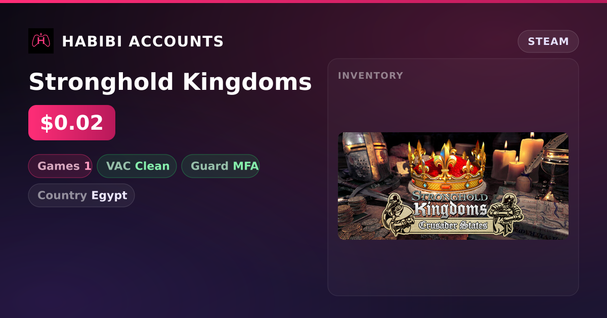 Stronghold Kingdoms — HabibiAccounts