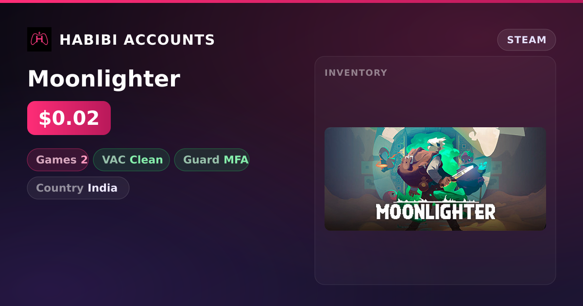 Moonlighter — HabibiAccounts