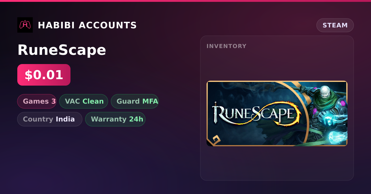 RuneScape — HabibiAccounts