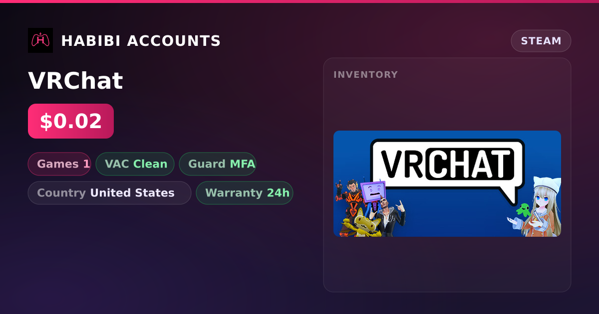 VRChat — HabibiAccounts