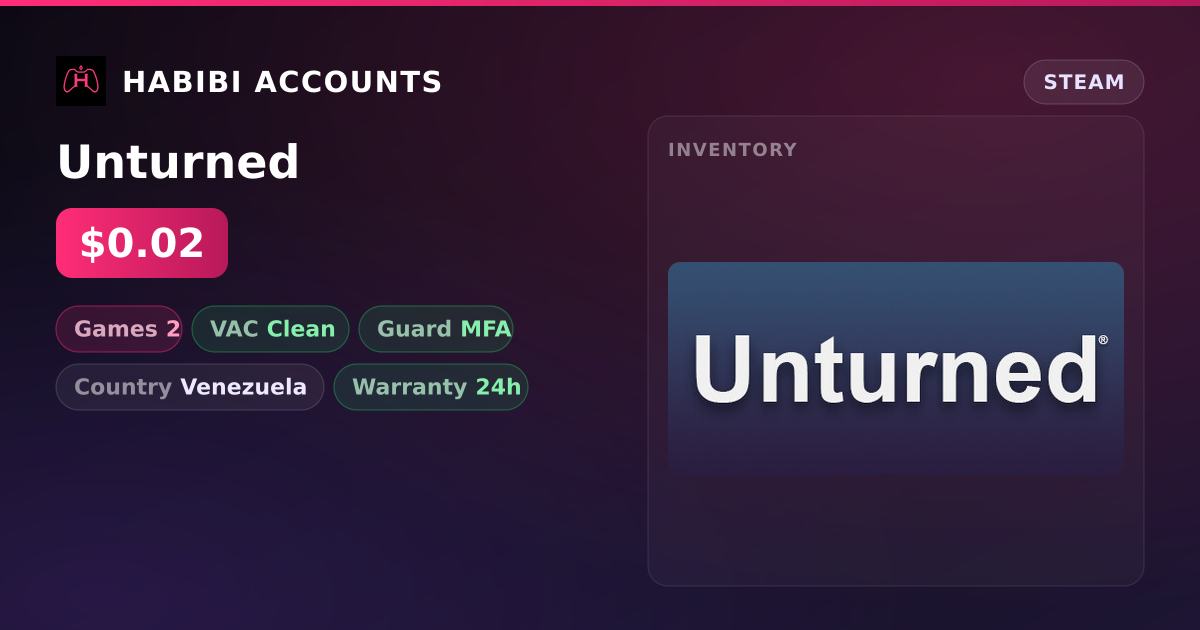 Unturned — HabibiAccounts