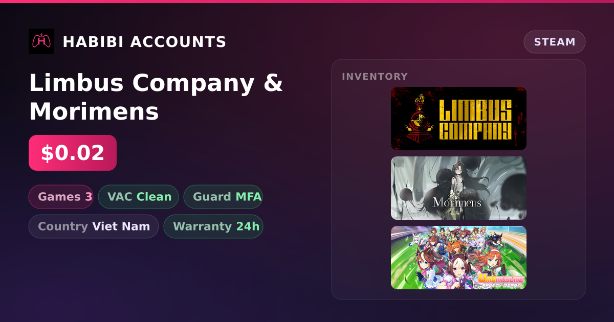 Limbus Company & Morimens — HabibiAccounts