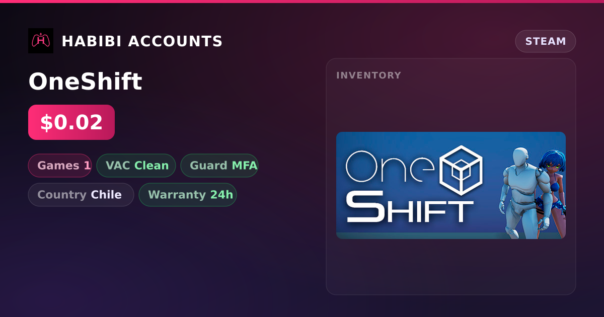 OneShift — HabibiAccounts