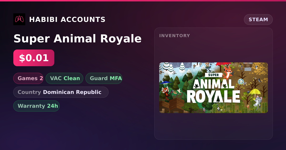 Super Animal Royale — HabibiAccounts