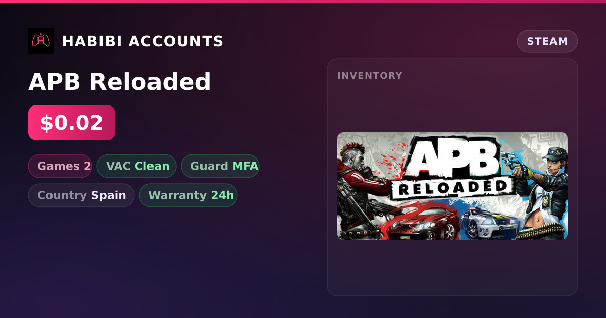 APB Reloaded — HabibiAccounts