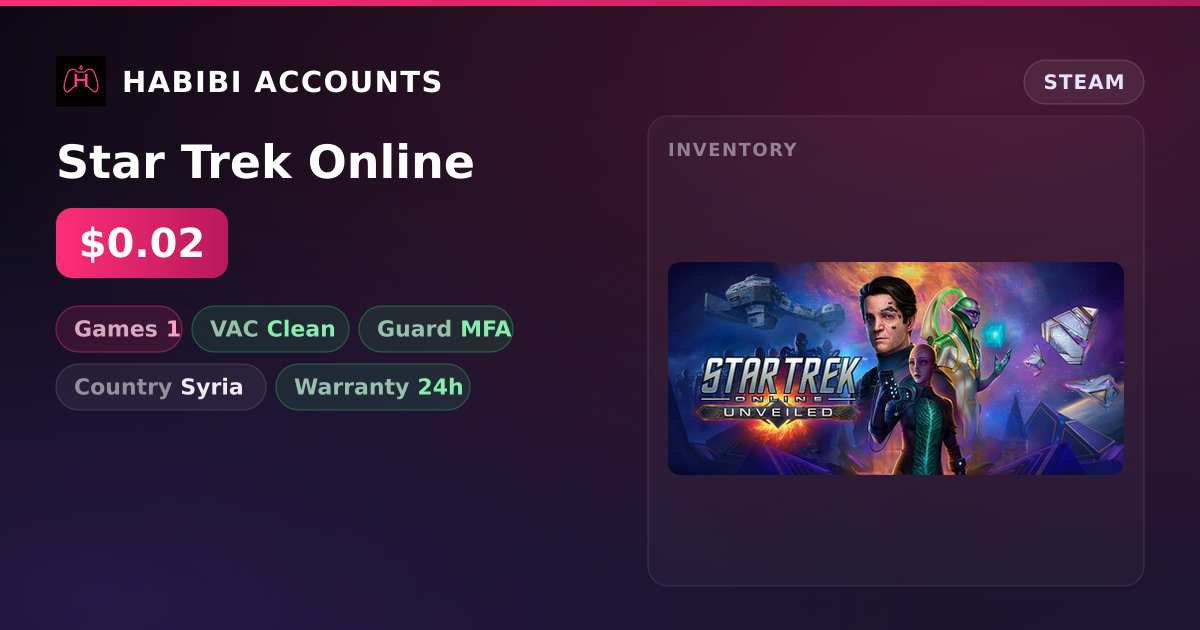 Star Trek Online — HabibiAccounts