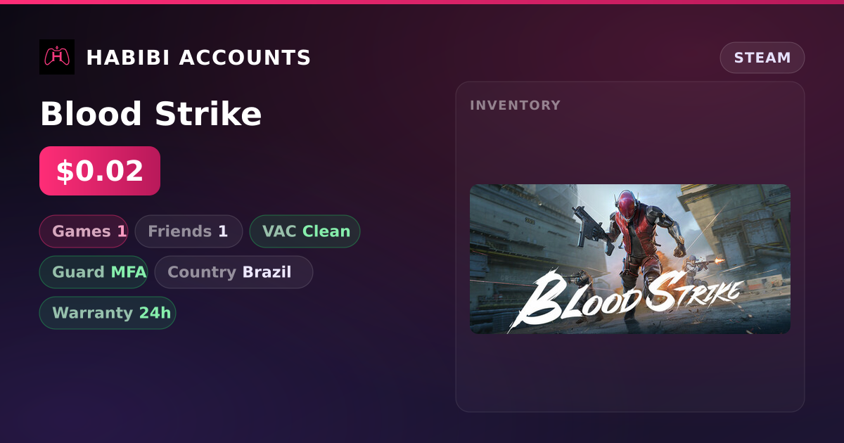 Blood Strike — HabibiAccounts