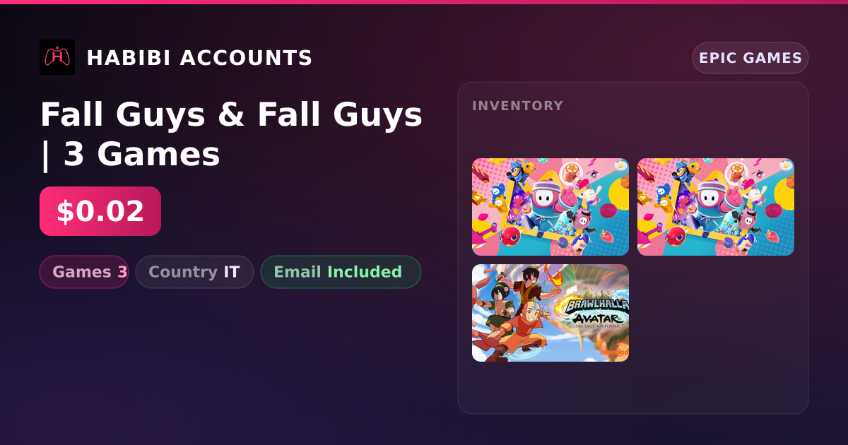 Fall Guys & Fall Guys | 3 Games — HabibiAccounts
