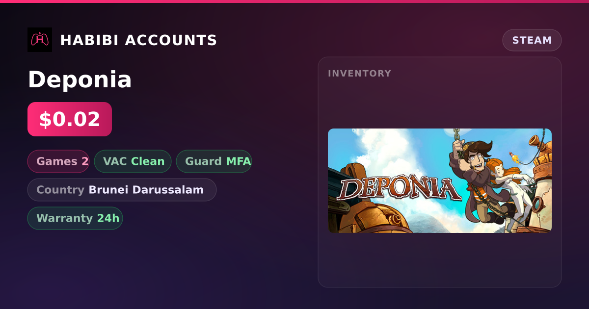 Deponia — HabibiAccounts