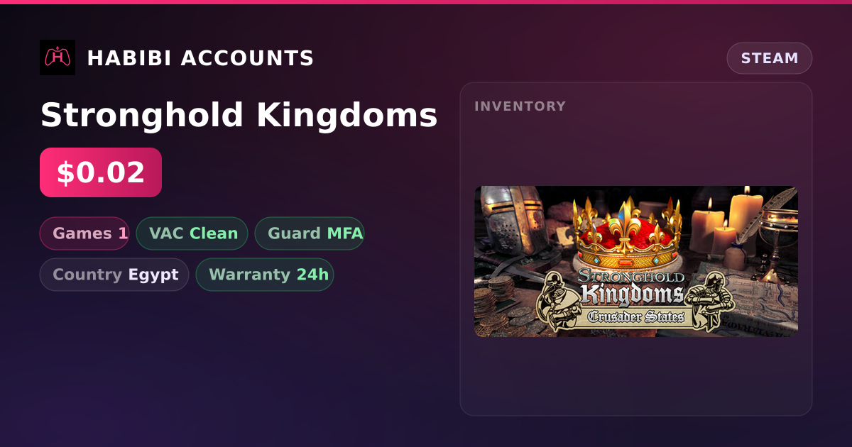 Stronghold Kingdoms — HabibiAccounts