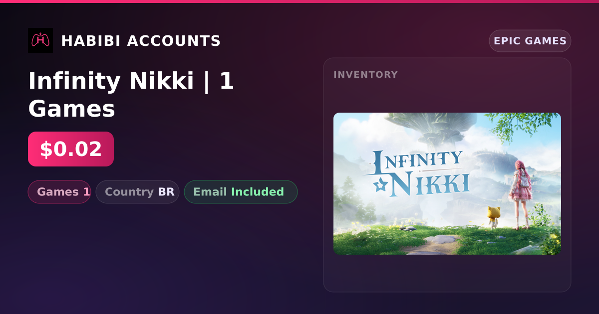 Infinity Nikki | 1 Games — HabibiAccounts