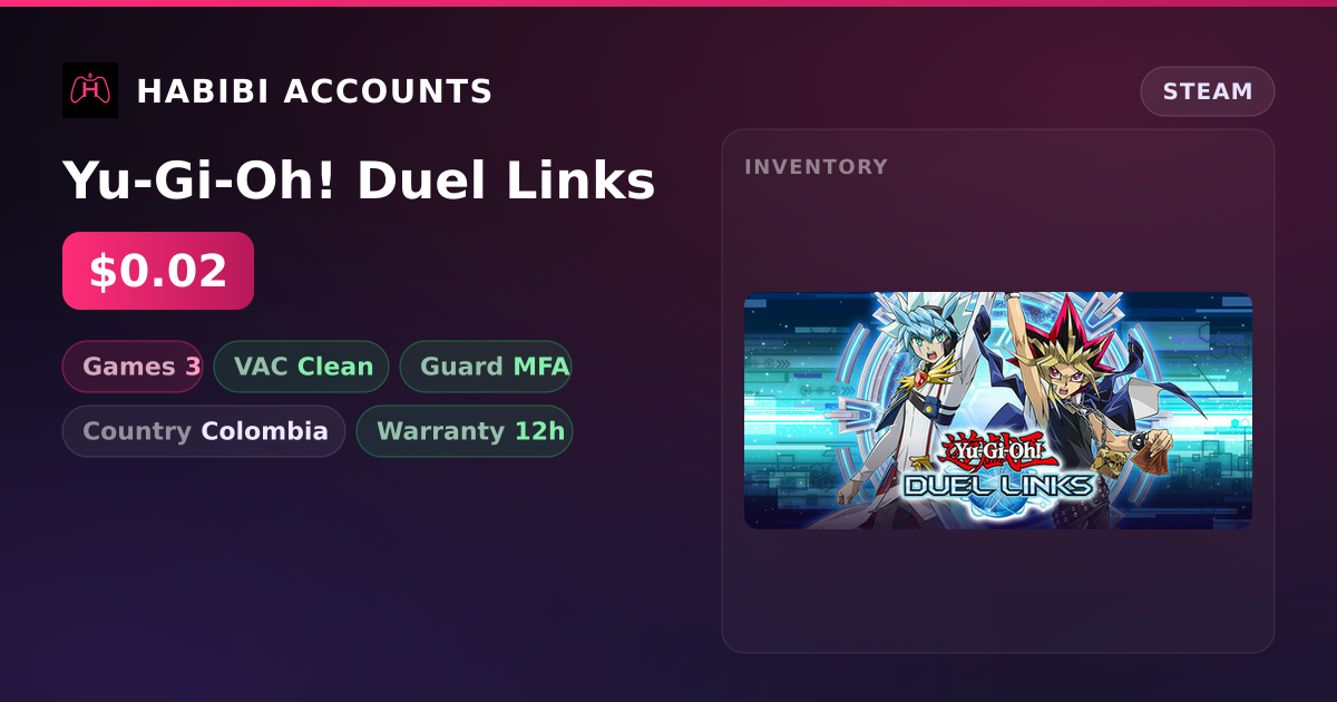 Yu-Gi-Oh! Duel Links — HabibiAccounts