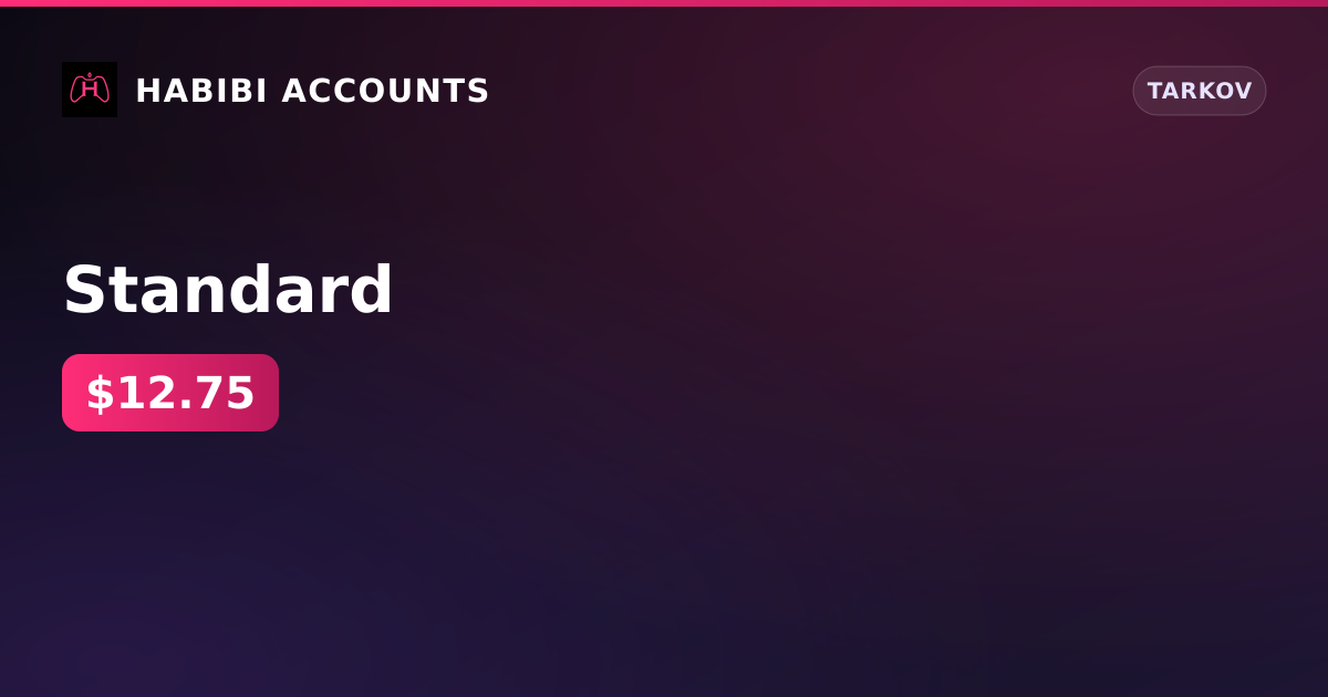 Standard — HabibiAccounts