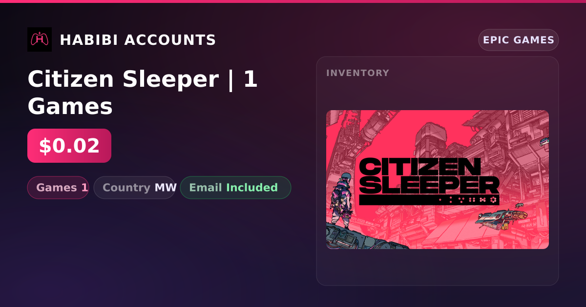 Citizen Sleeper | 1 Games — HabibiAccounts