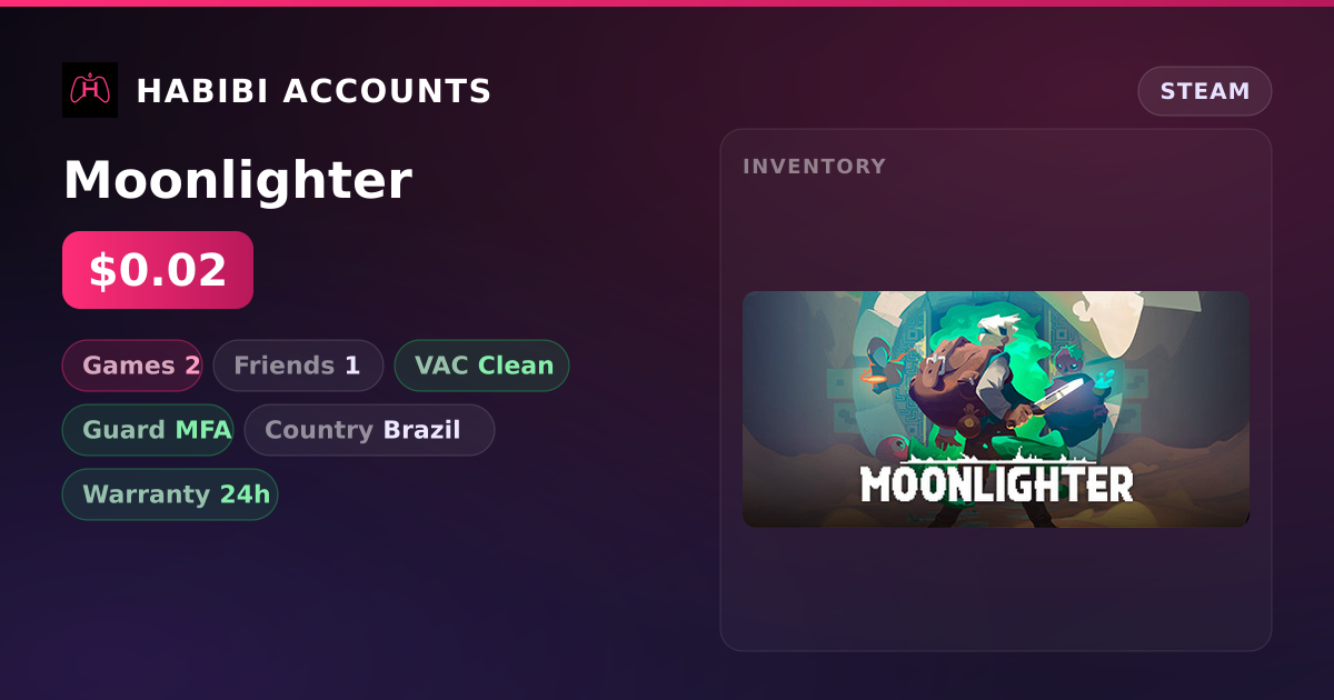 Moonlighter — HabibiAccounts