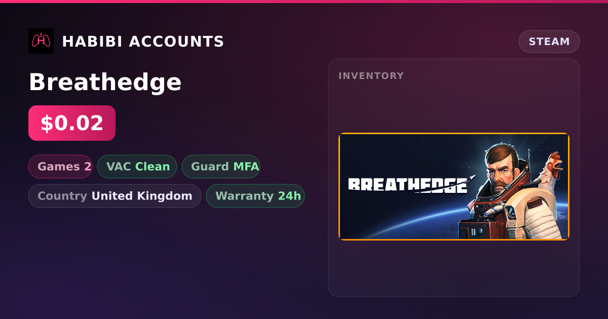 Breathedge — HabibiAccounts