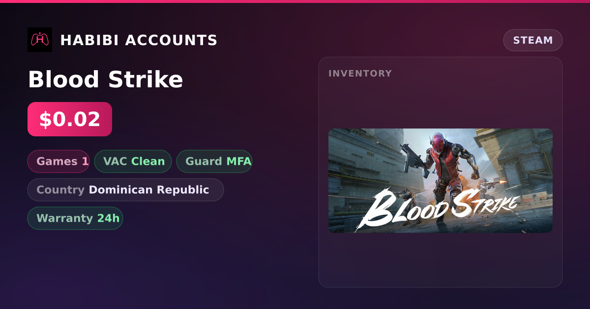 Blood Strike — HabibiAccounts