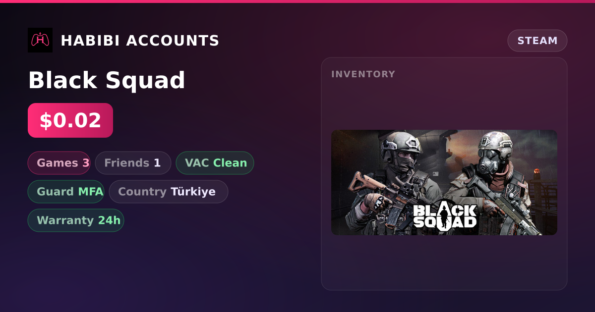 Black Squad — HabibiAccounts