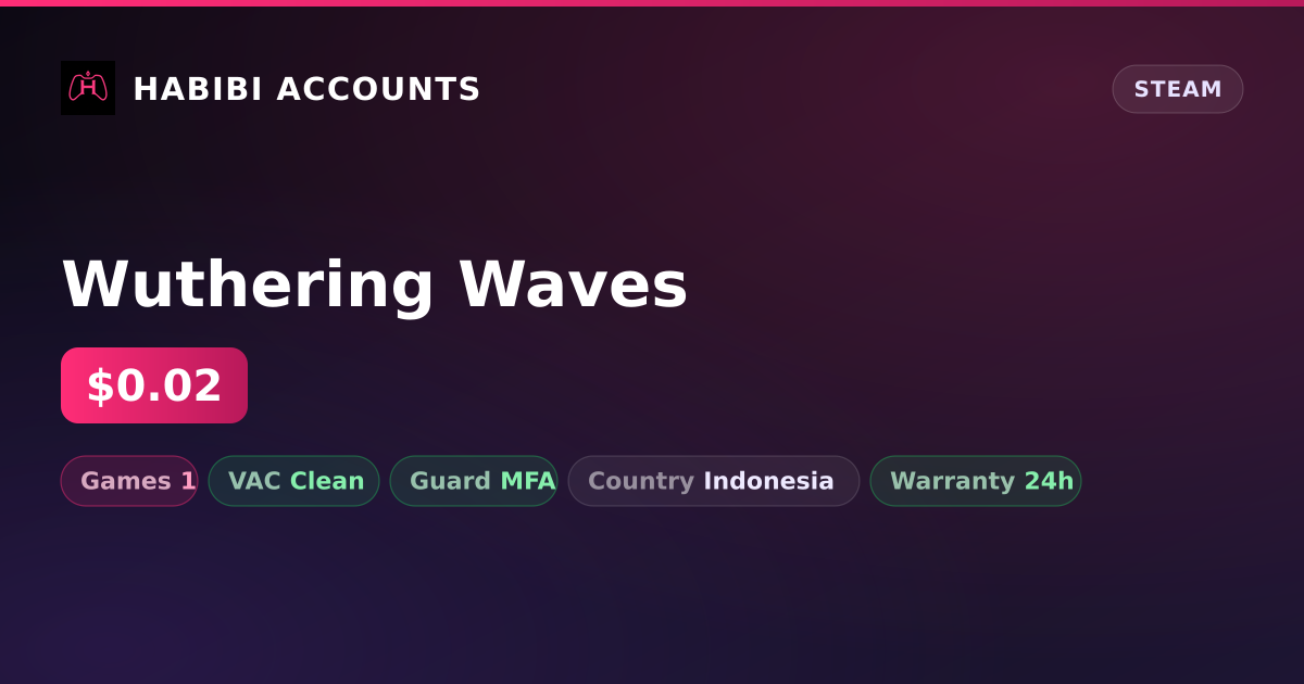 Wuthering Waves — HabibiAccounts