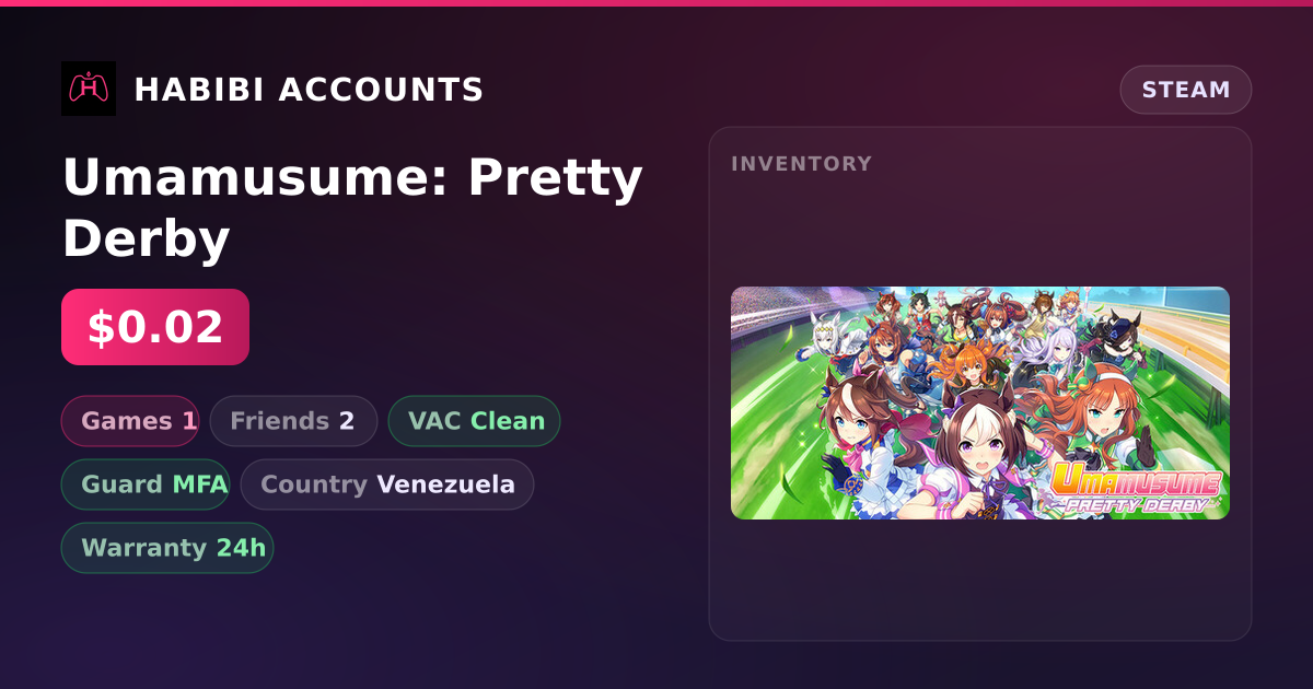 Umamusume: Pretty Derby — HabibiAccounts