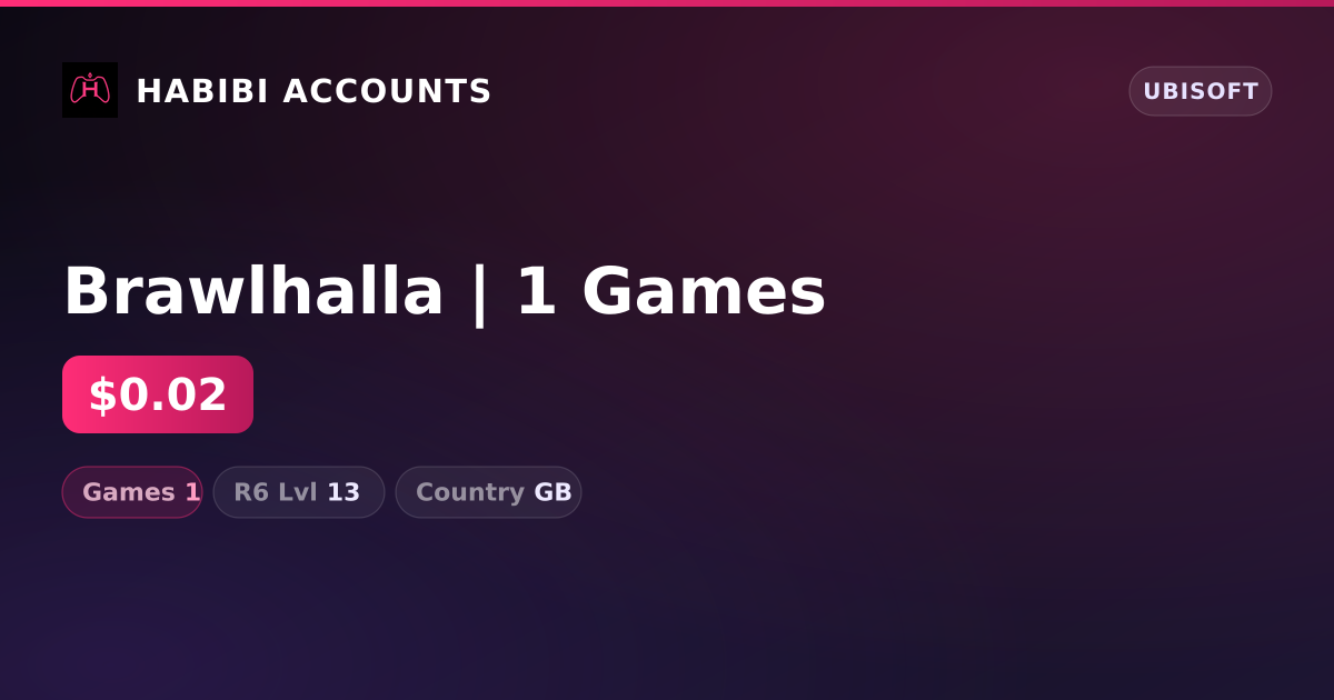 Brawlhalla | 1 Games — HabibiAccounts