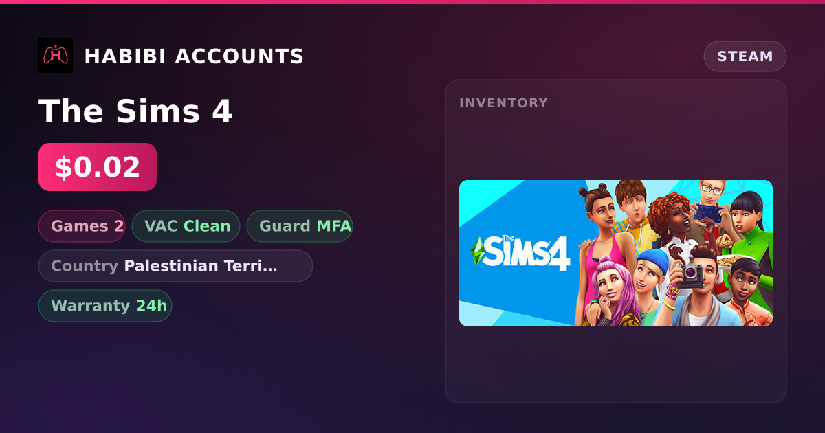 The Sims 4 — HabibiAccounts