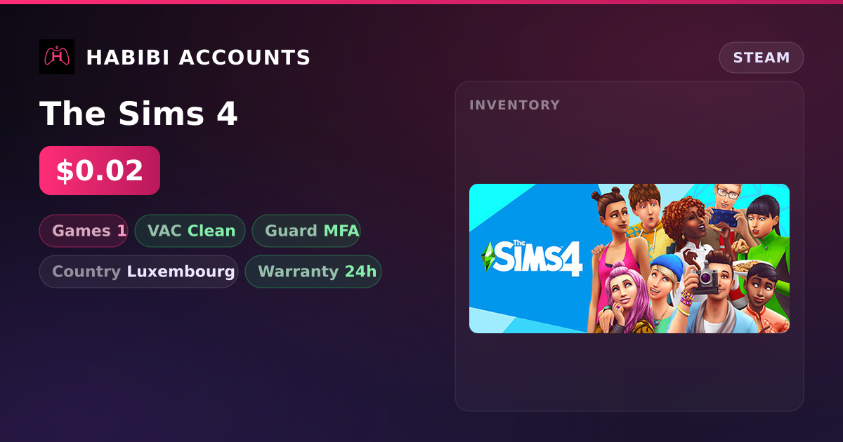 The Sims 4 — HabibiAccounts
