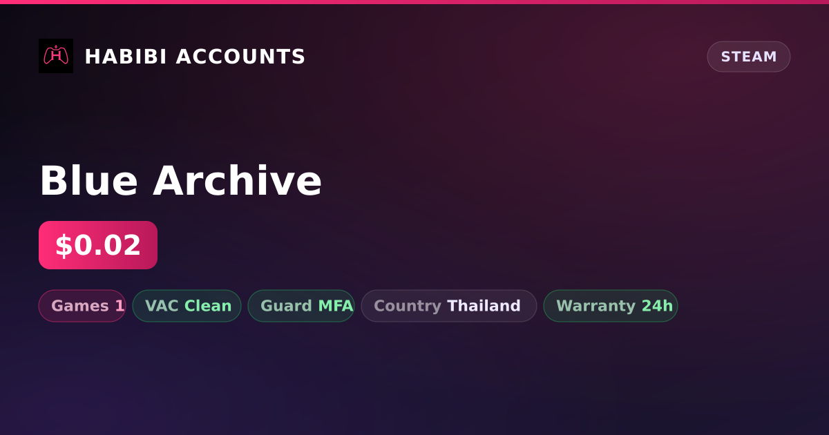 Blue Archive — HabibiAccounts