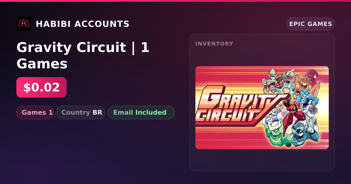 Gravity Circuit | 1 Games — HabibiAccounts