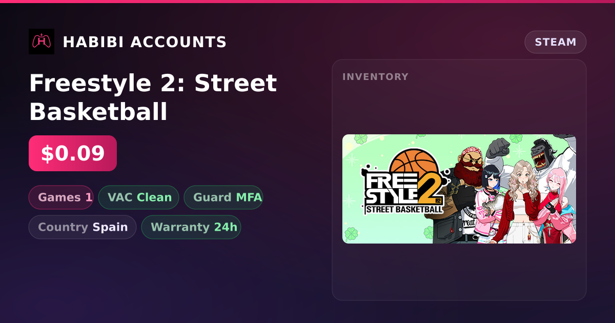 Freestyle 2: Street Basketball — HabibiAccounts