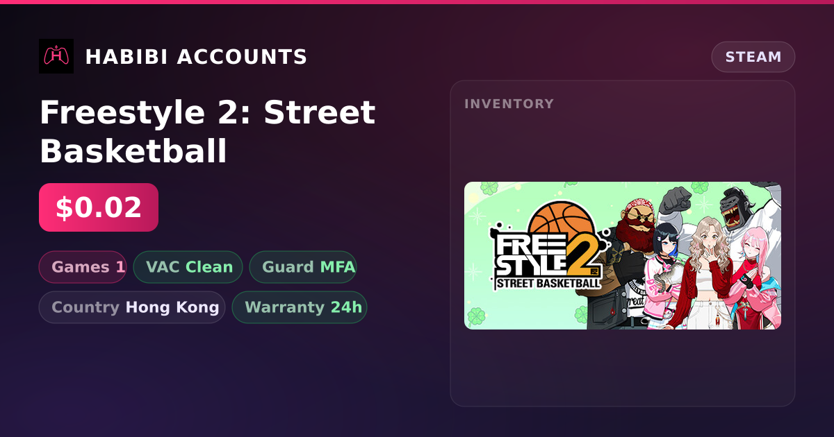 Freestyle 2: Street Basketball — HabibiAccounts