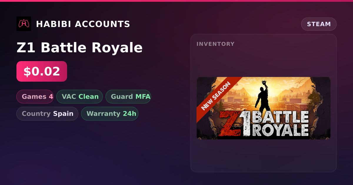 Z1 Battle Royale — HabibiAccounts