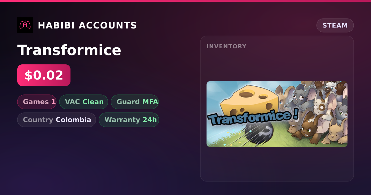 Transformice — HabibiAccounts