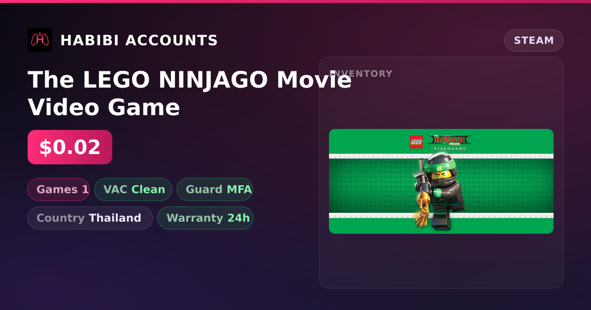 The LEGO NINJAGO Movie Video Game — HabibiAccounts