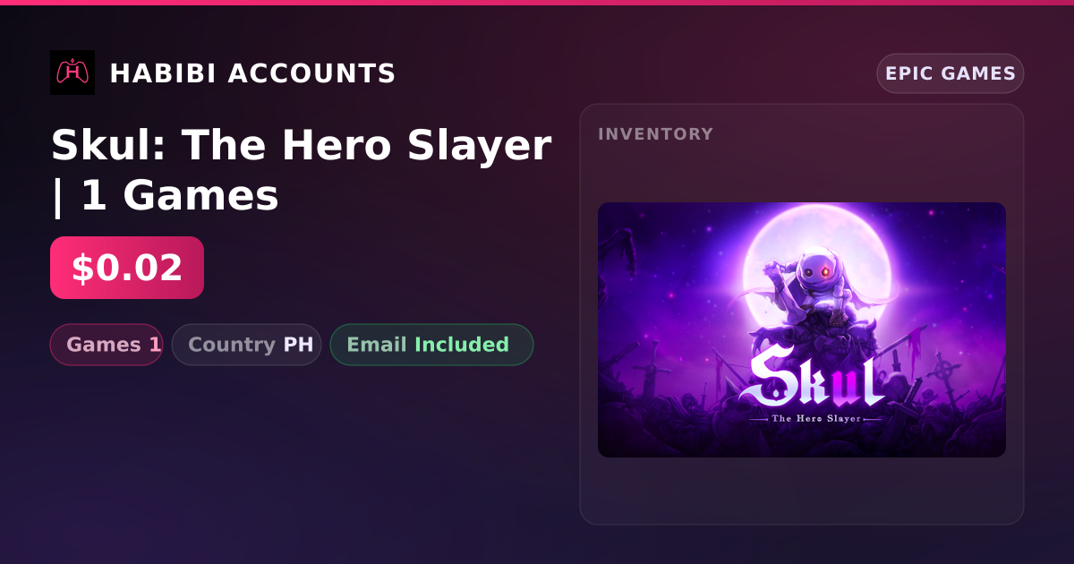 Skul: The Hero Slayer | 1 Games — HabibiAccounts
