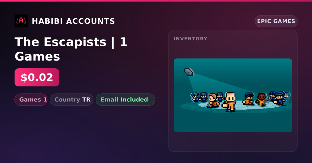 The Escapists | 1 Games — HabibiAccounts
