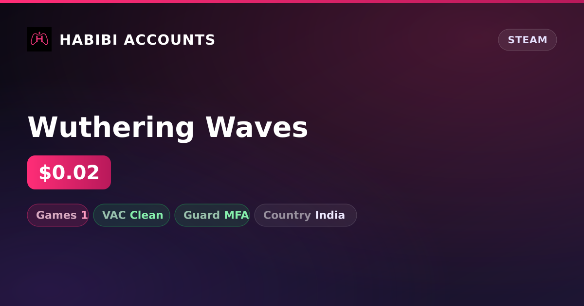 Wuthering Waves — HabibiAccounts