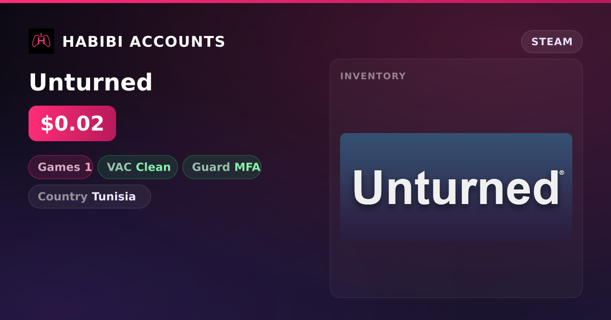 Unturned — HabibiAccounts