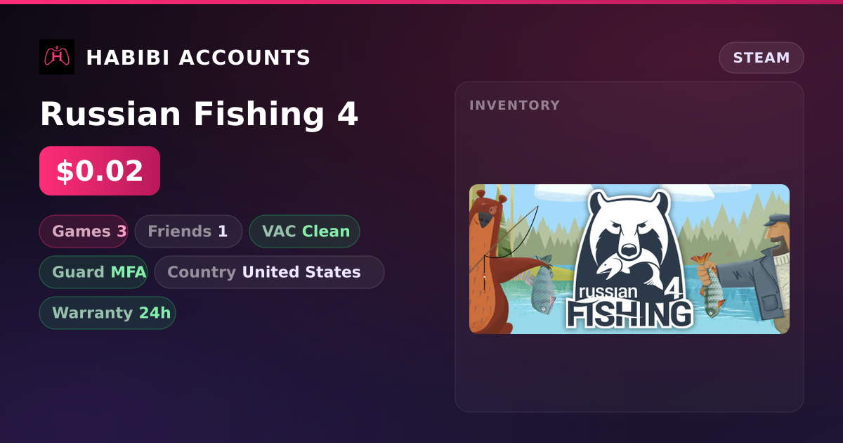 Russian Fishing 4 — HabibiAccounts