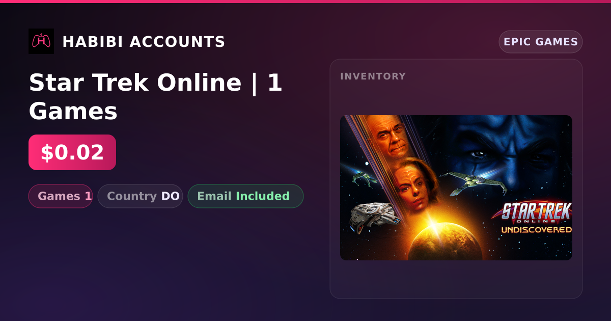 Star Trek Online | 1 Games — HabibiAccounts