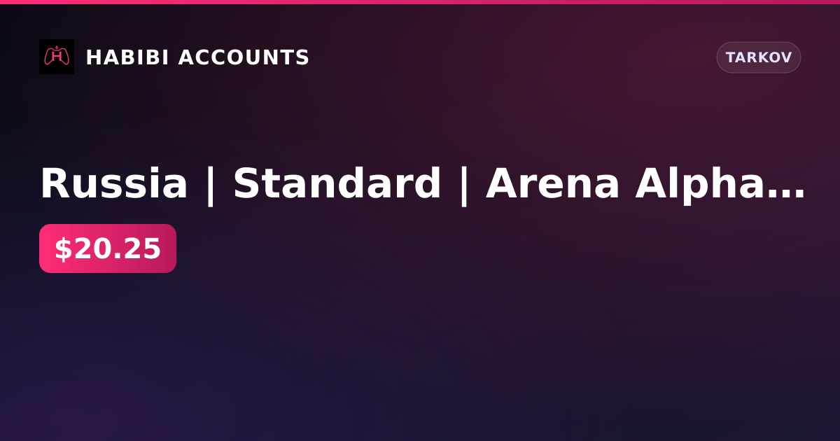 Russia | Standard | Arena Alpha | Level 10 | Season 3 | 1.60 K/D | 32 hours | Mar 5, 2024 | Firstmail | Balance 187,088 — HabibiAccounts