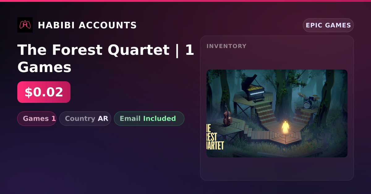 The Forest Quartet | 1 Games — HabibiAccounts