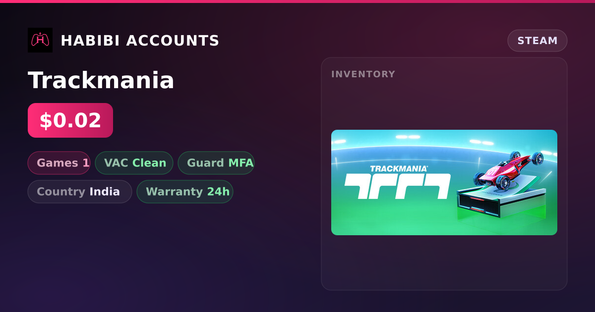 Trackmania — HabibiAccounts