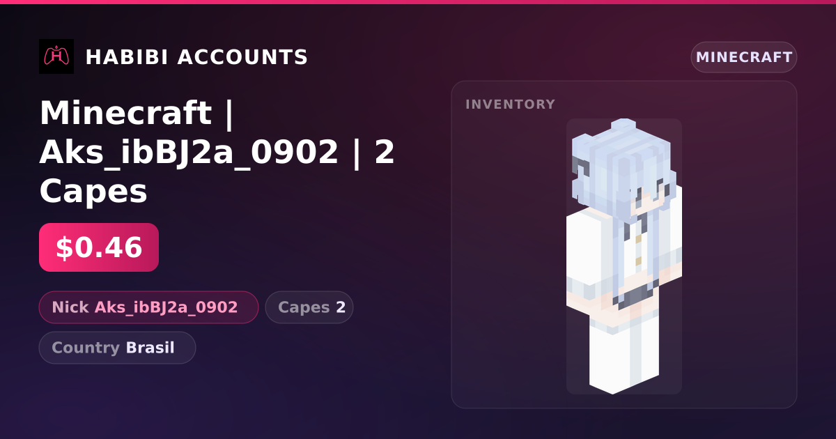 Minecraft | Aks_ibBJ2a_0902 | 2 Capes — HabibiAccounts