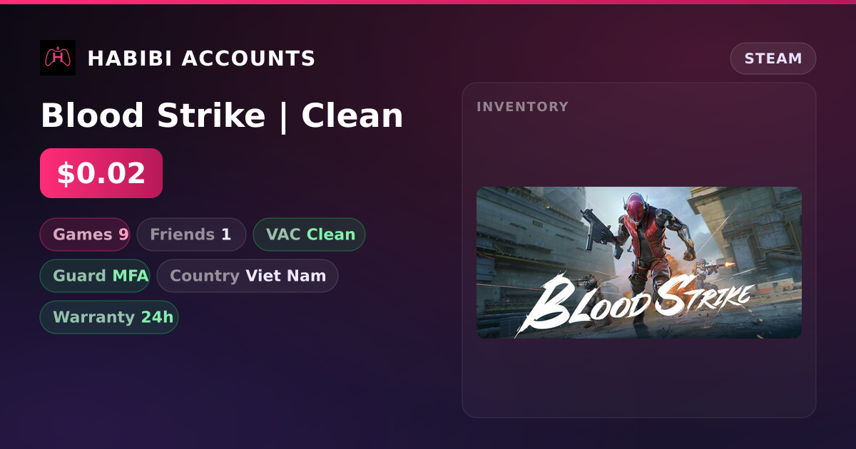 Blood Strike | Clean — HabibiAccounts